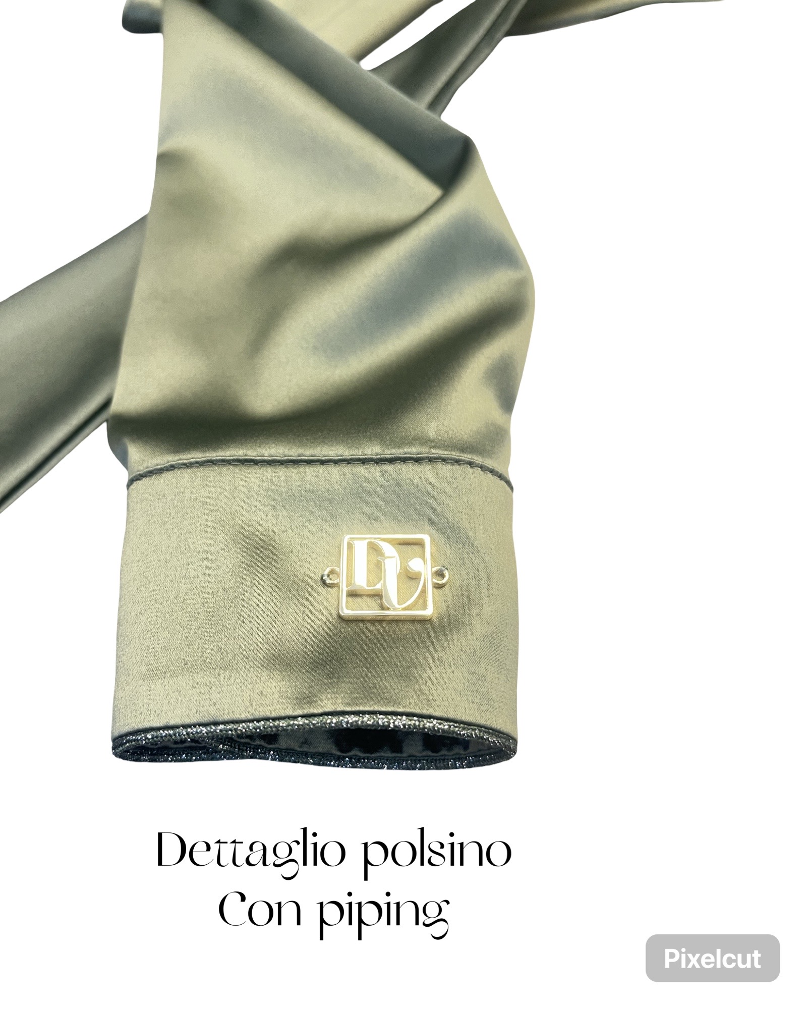 CAMICIA IN SATIN CON PIPING